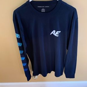 Long Sleeve American Eagle Shirt-Medium